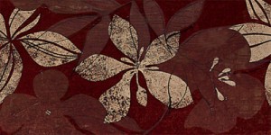 ELEGANCE FLOWER BURDEOS dekor - wymiar 20/40 cm