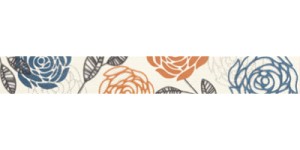RAINBOW FLEUR NARANJA  listwa - wymiar 5/40 cm