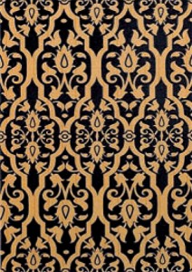 DIPLOMATIC BARROCO OCRE dekor - wymiar 31,6/44,7 cm