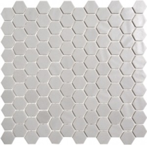 HEX NATUREGLASS SMOOTH GREY - mozaika szklana