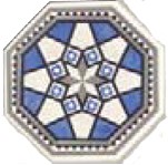 CEMENTI OTTO ALA BLUE gres - wymiar 17x17 cm