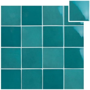 POOL PORC. EMERALD glazura połysk - wymiar 10/10 cm