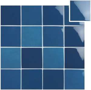 POOL PORC. INDIGO glazura połysk - wymiar 10/10 cm