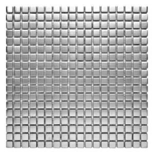 DINOX 008 mozaika metalowa - wymiar kostki 1,5/1,5 cm grubość 5 mm 