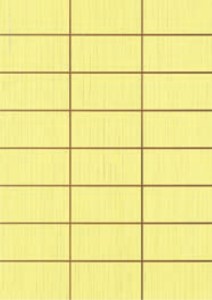 FORMA PRECORTE/5 LIMON glazura - wymiar 31,6/44,7 cm