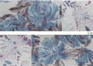 DECOR BLOSSOM BLANCO  glazura - wymiar 25/75 cm