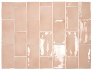 MANACOR BLUSH PINK glazura  - wymiar 7,5/15 cm