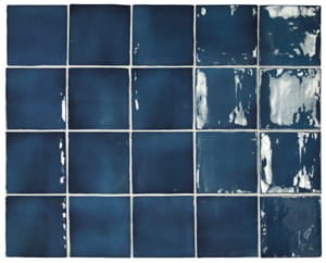 MANACOR OCEAN BLUE glazura  - wymiar 10/10 cm