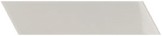 CHEVRON RIGHT LIGHT GREY glazura - wymiar 6,4/26 cm