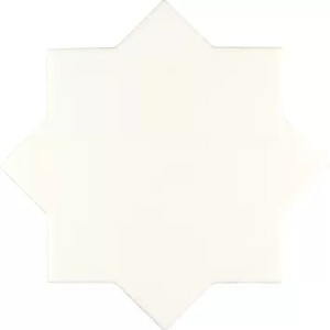 NEW YORK STAR WHITE gres - wymiar 13,6/13,6 cm