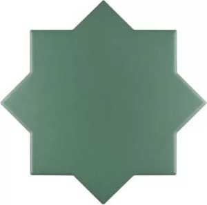 NEW YORK STAR GREEN gres - wymiar 13,6/13,6 cm