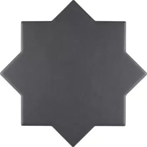 NEW YORK STAR BLACK gres - wymiar 13,6/13,6 cm