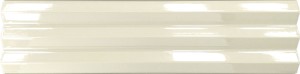 ACANTO BONE V-RIBBED GLOSS glazura, połysk - wymiar 10/40 cm