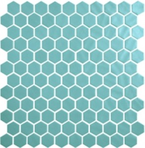 HEX NATUREGLASS TURQUISE - mozaika szklana