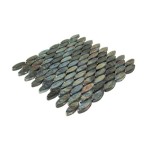 GEOGLASS OVAL 10 - mozaika szklana - wymiar 2,5/5 cm
