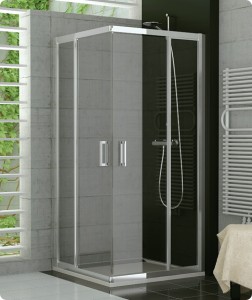 TOP LINE  - kabina prysznicowa kwadratowa z dzwiami otwieranymi 90/90 