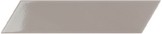 CHEVRON LEFT GREY glazura - wymiar 6,4/26 cm