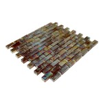 GEOGLASS BRICK 40 - mozaika szklana - wymiar 2/4,2 cm