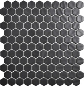HEX NATUREGLASS BLACK - mozaika szklana