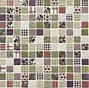 PATCHWORK SPRING - mozaika szklana - wymiar kostki 2,5/2,5 cm      