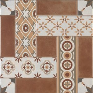 ALFAMA HIDRAULICO terakota - wymiar 45/45 cm