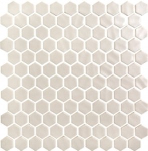 HEX NATUREGLASS BONE - mozaika szklana