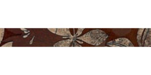 ELEGANCE FLOWER MARRON  listwa - wymiar 5/40 cm