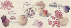 MOODS PASTISSERIE BLANCO 1 - dekor - wymiar 20/50 cm
