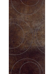 POMPEYA INCISION CIRCULOS NEGRO dekor - wymiar 30/60,5 cm