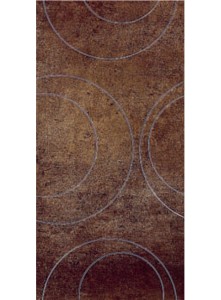 POMPEYA INCISION CIRCULOS MARRON dekor - wymiar 30/60,5 cm