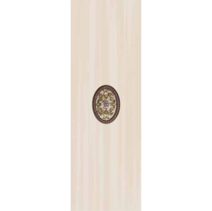INSERTO NATASHA METALLIC CREMA  glazura - wymiar 25/75 cm