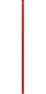 OXIDO VIDRIO ROJO listwa - wymiar 1,5/60,5 cm